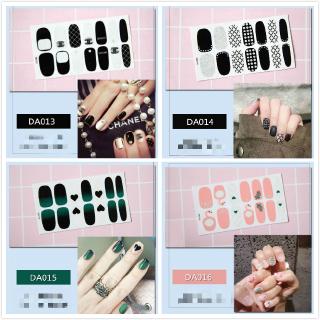 Set 14 sticker dán móng trang trí nghệ thuật