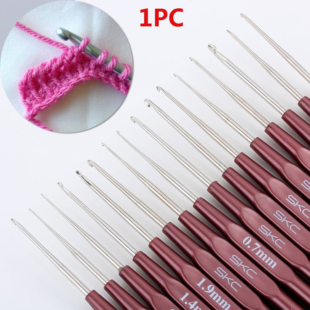 Dụng cụ đan móc len 0.5mm-2.7mm 16 kích thước tùy chọn