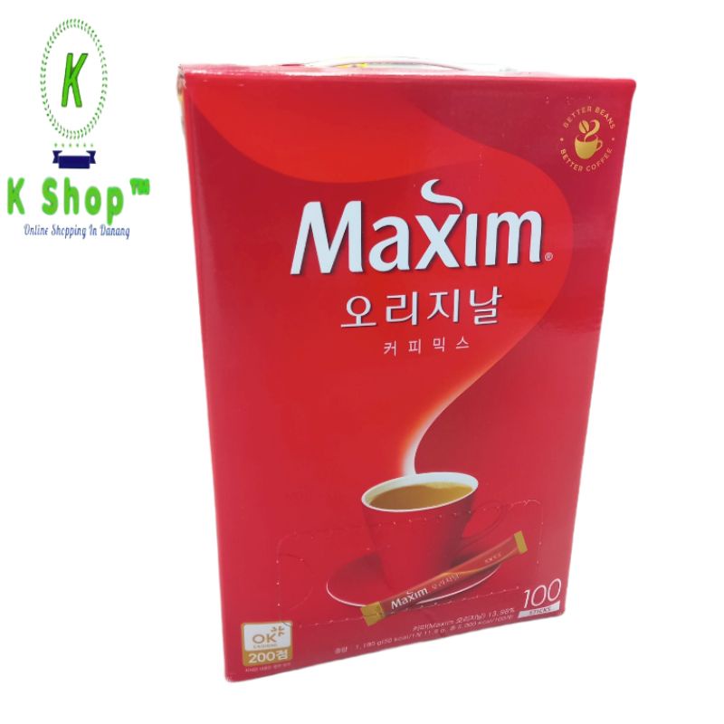 Cà phê Maxim Mocha gold - Original - White Gold Hàn Quốc 100 gói