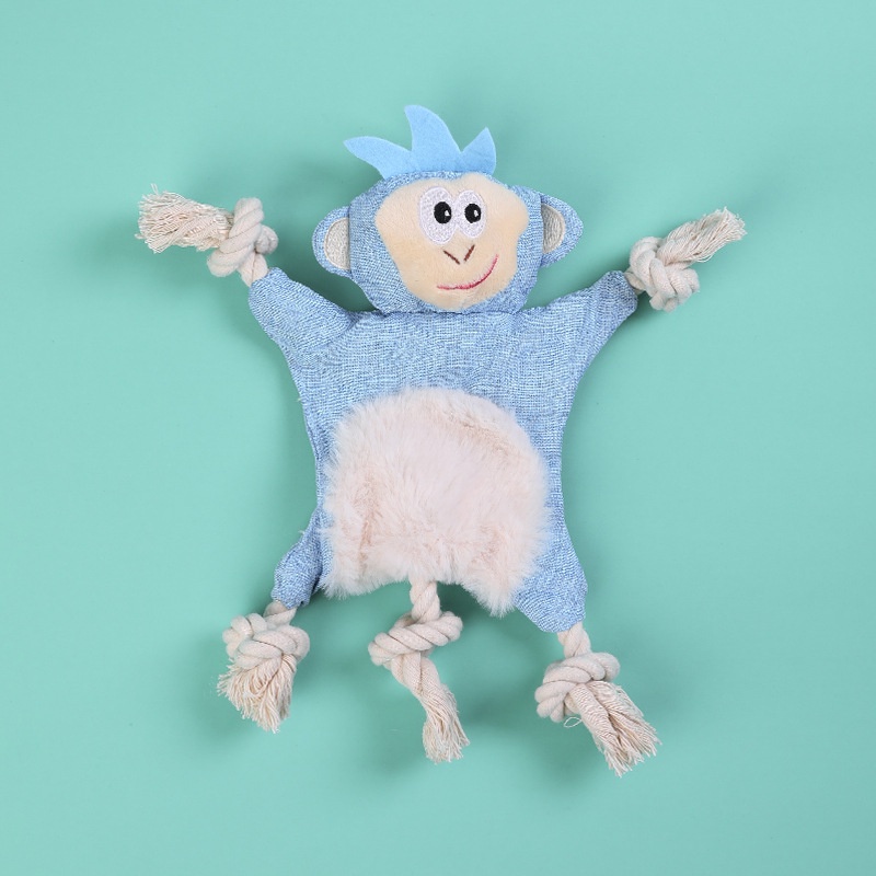 Đồ Chơi Dây Thừng Cotton Phát Ra Âm Thanh Cho Thú Cưng Gặm