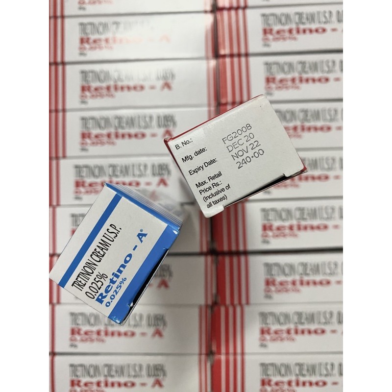 Kem Retino-A 0.025% -0.05% Vitamin A Chống nếp nhăn, Chống lão hoá, Chống mụn | BigBuy360 - bigbuy360.vn