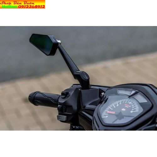 Gương kính chiếu hậu rizoma 744 chân gương xéo có zon