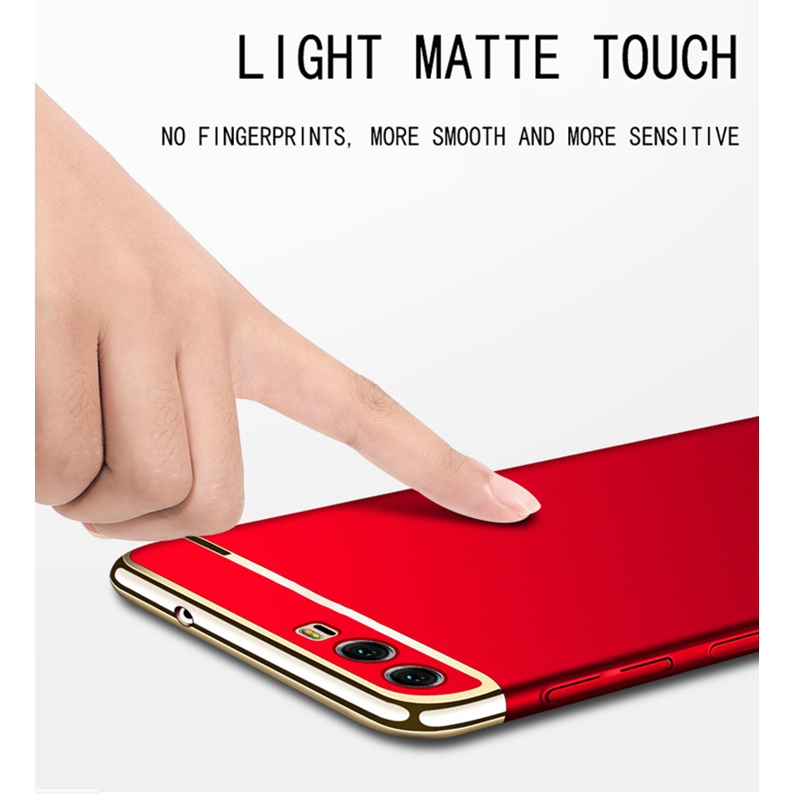 Ốp Lưng Cứng Siêu Mỏng 3 Trong 1 Cho Xiaomi Redmi Note 6 7 8 9 9s Pro Max Redmi 6 7 7a 8 8a