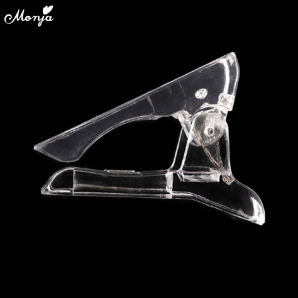 Kẹp giữ cố định gel UV móng tay nối Monja chất liệu acrylic giúp nhanh khô màu sắc trong suốt