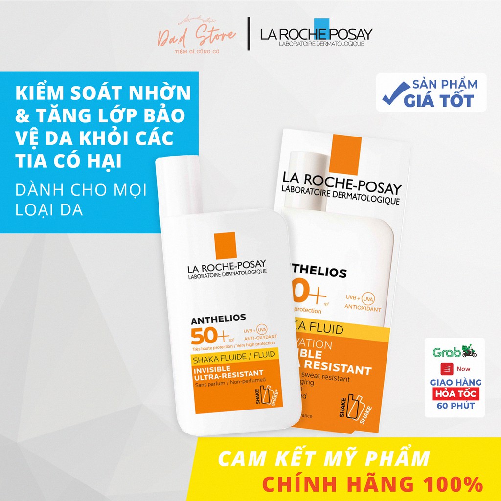✨𝐅𝐫𝐞𝐞𝐒𝐡𝐢𝐩✨ Kem chống nắng La Roche-Posay Anthelios Shaka Fluide SPF50+ 50ml