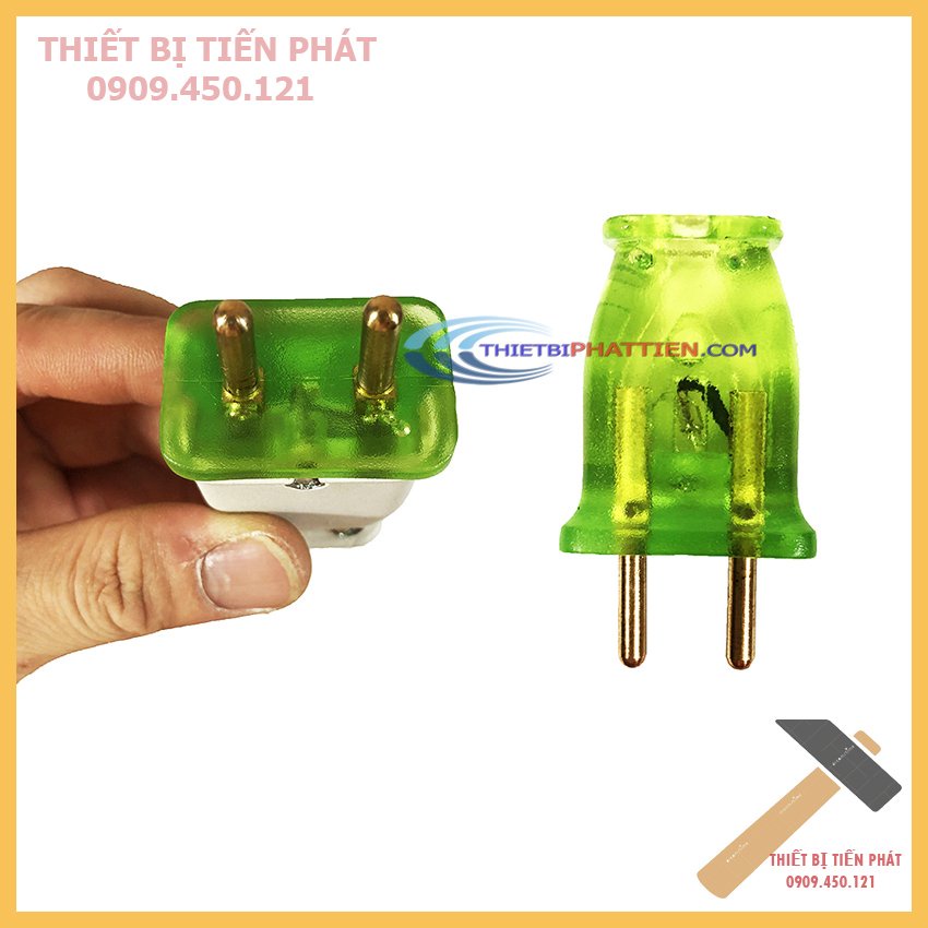 Phích cắm đúc công nghiệp, chuôi cắm điện đúc đặc chống va đập dẻo siêu bên có led báo điện