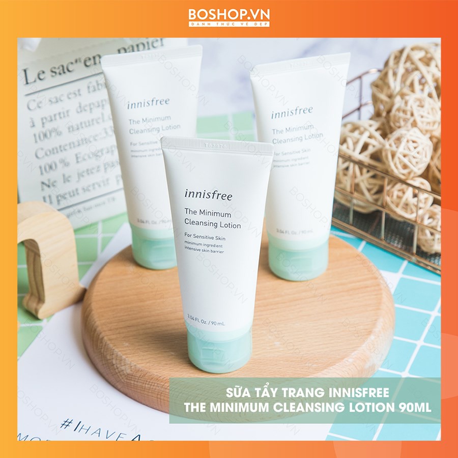 SỮA TẨY TRANG INNISFREE THE MINIMUM CLEANSING LOTION 90ML CHÍNH HÃNG - 4874