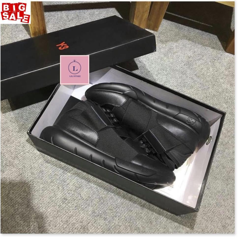 .. Rẻ vô địch - Giày Sneaker Y3 Qasa Hight All-Black -Ax123 : ⁸ :; ` ' . ' ' ' ' ' '