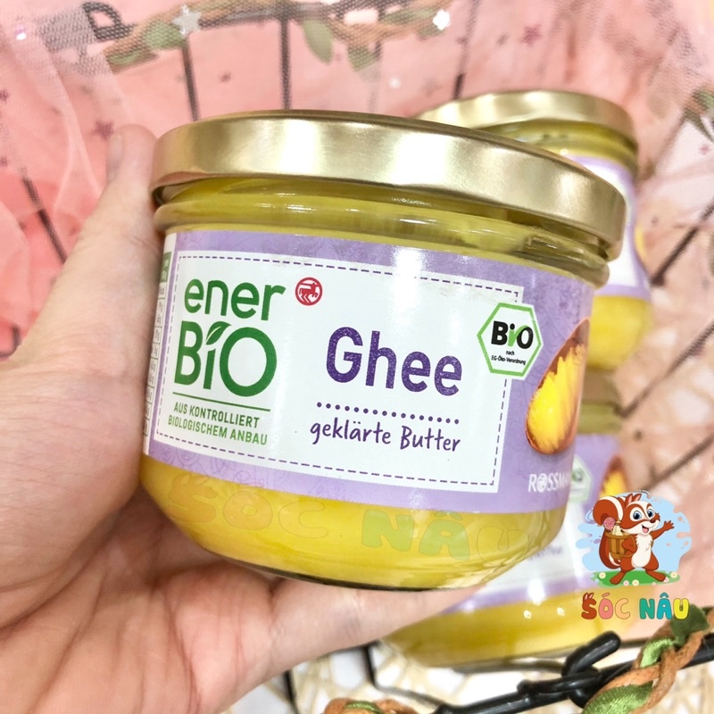 Bơ Ghee Hữu Cơ Đức Dùng Làm Bánh, Nấu Cháo, Xào, Chiên Cho Bé Và Gia Đình. Date 2023