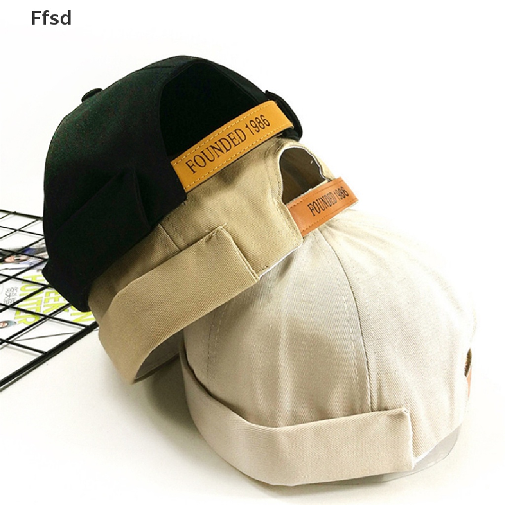 {Ffsd} Mũ Bóng Chày Không Vành Có Thể Điều Chỉnh Chữ Cái Cho Nam Và Nữ Bán Chạy