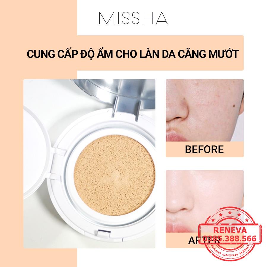 Phấn Nước Missha NEW EDITION Che Phủ Hoàn Hảo M Magic Cushion SPF 50+ PA+++ 15g PNMS01 RENEVA