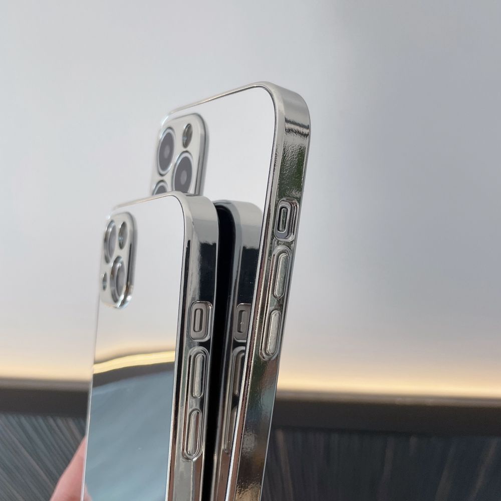 Ốp điện thoại tráng gương mạ điện bạch kim 6D thích hợp cho iPhone 13 13Pro max 12 12Pro max 11 11Pro max X Xsmax