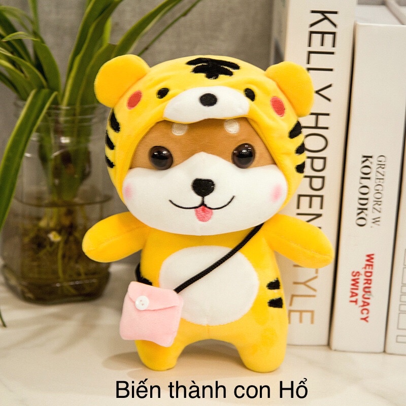 Gấu Bông - chó Shiba Inu biến hình thành Hổ con đáng yêu