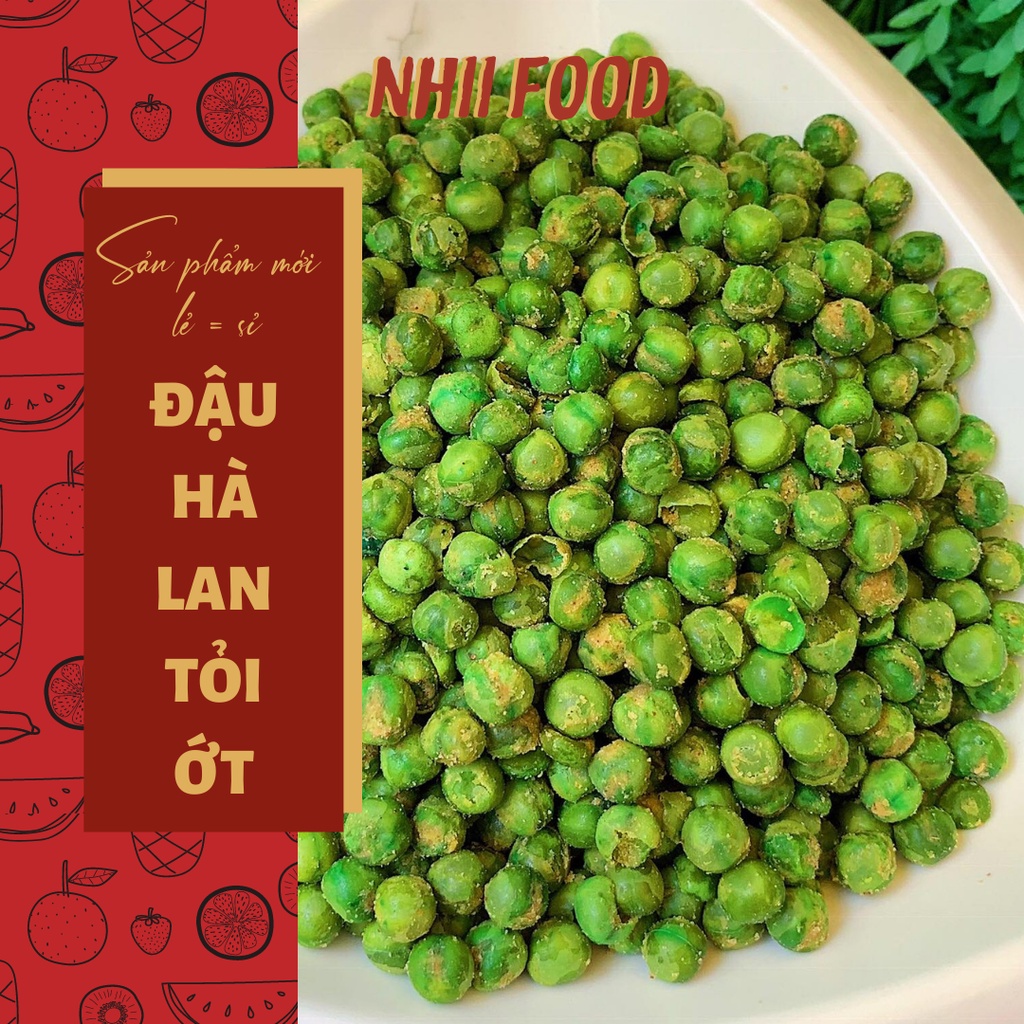 500GR Đậu hà lan tỏi ớt NHII FOOD thực phẩm sạch nhà làm