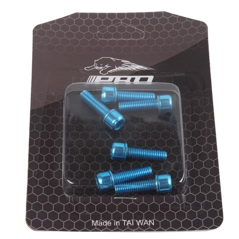 Muse07 Set 6 đinh vít M5*18MM nhiều màu mạ titan chuyên dụng cho tay lái cho xe đạp MTB