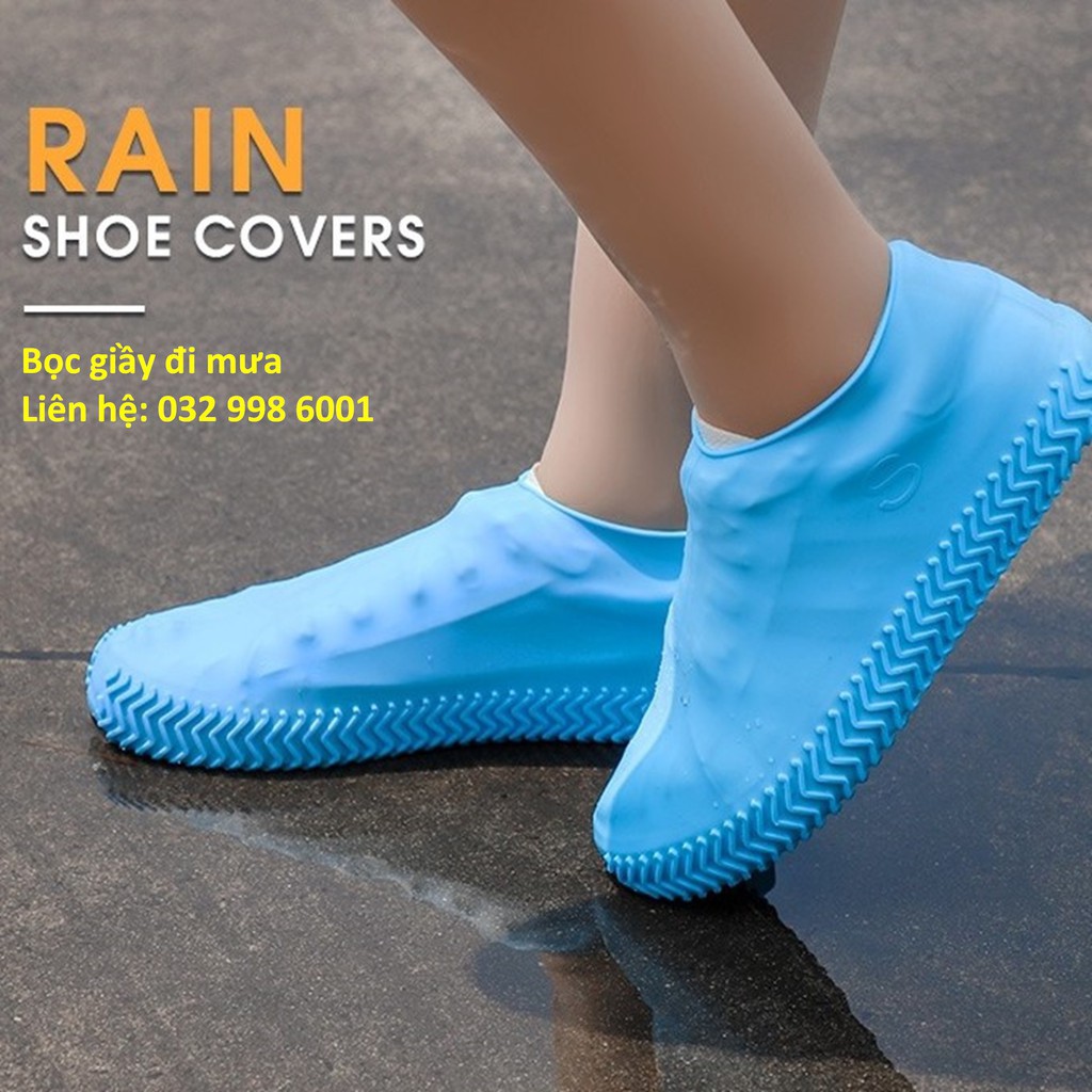 Bọc giày đàn hồi đi mưa Silicon siêu tiện lợi (có Video hướng dẫn) loabluetooth214