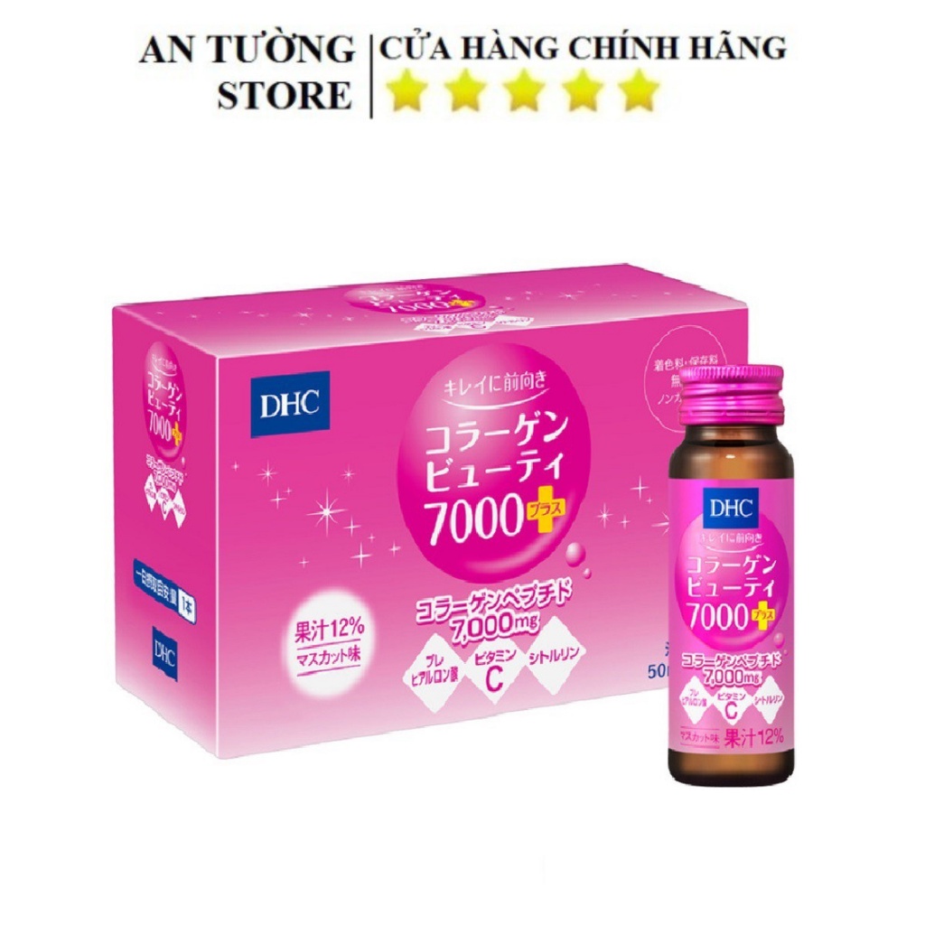 Nước DHC Collagen Beauty 7000 Plus Nhật Bản (10 chai x 50ml)