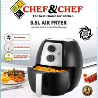 🥨🥨Nồi chiên không dầu Chef&Chef to 6.5 lít