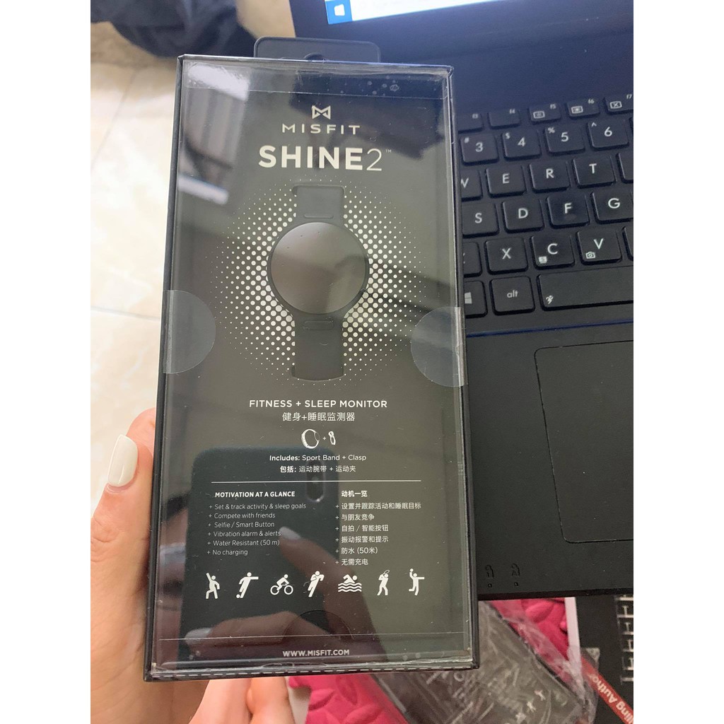 Đồng hồ theo dõi sức khoẻ Misfit Shine 2