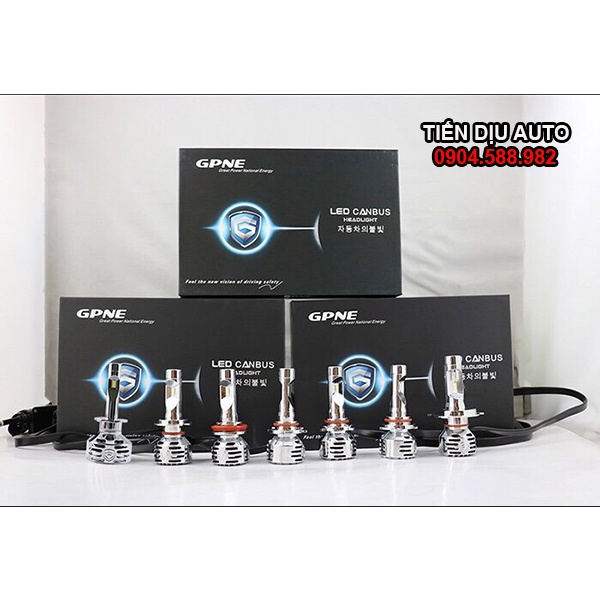 Bóng Đèn Pha Xe Mazda 3 - Đèn Led Ô Tô GPNE Siêu Sáng Chính Hãng - Bộ 02 Bóng Led H15, H11 - Bảo Hành 3 Năm- LM3