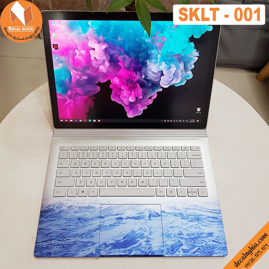 Aluminum skin dán Surface book 2 15