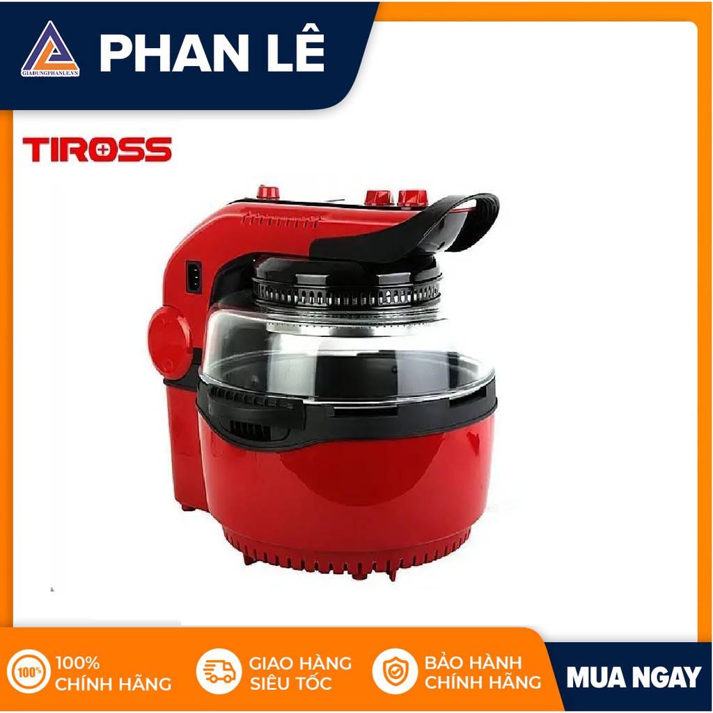 Nồi nướng chân không đa năng Tiross TS903 11L (Đỏ đậm)