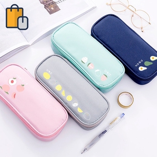 Túi Đựng Bút Cỡ Lớn In Hình Trái Cây Đáng Yêu