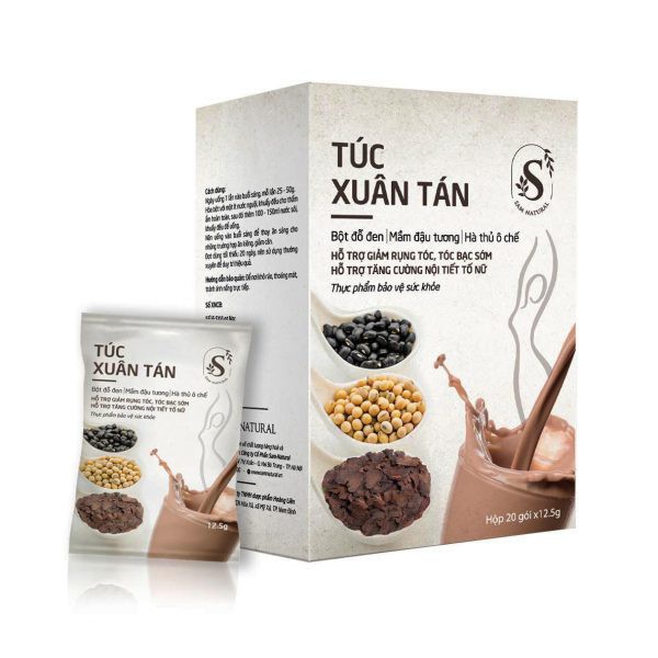 TÚC XUÂN TÁN - Tăng cường nội tiết tố nữ, giảm rụng tóc, bạc tóc, chống lão hóa