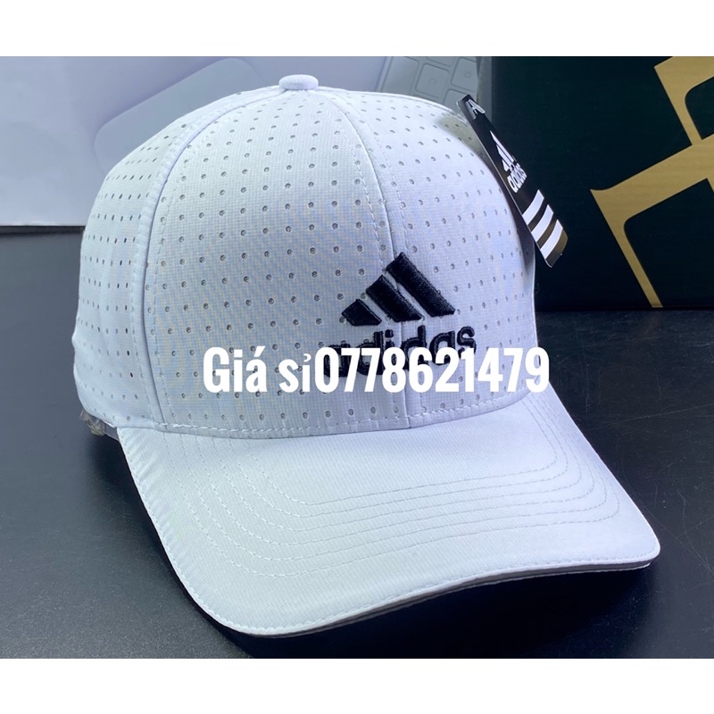 mũ lưỡi trai thể thao - nón kết dù lổ thêu adas full tem thời trang