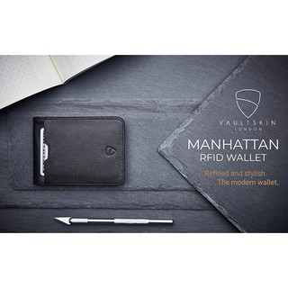 Ví nam mini, ví nữ da thật namecard thời trang MANHATTAN.