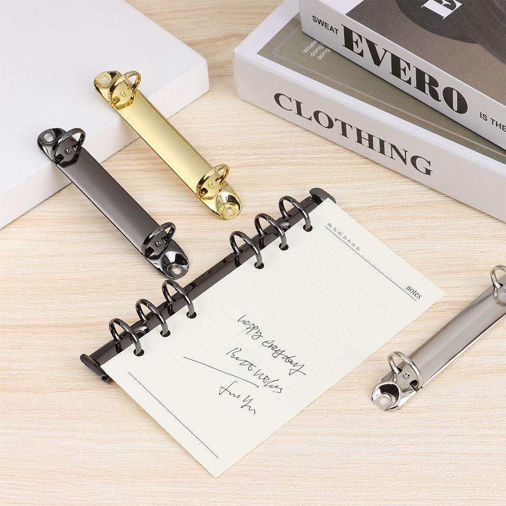 LAYOR1 Kẹp Cố Định Sổ Tay Bằng Kim Loại Nhiều Màu Tiện Dụng DIY