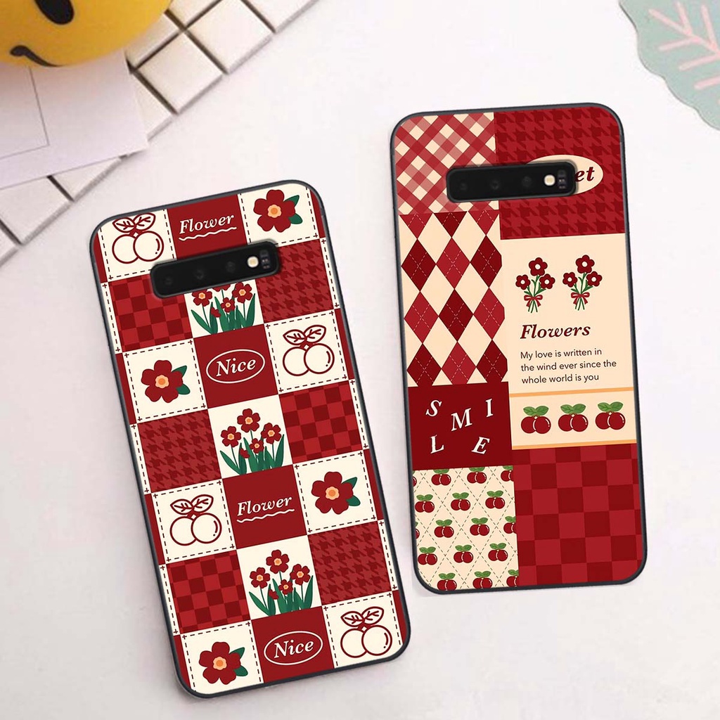 Ốp Samsung S10 / S10 5G / S10 Plus / S10+ họa tiết hoa, gấu thời trang, ốp dẻo bền đẹp