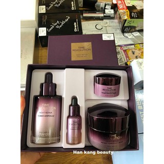 Bộ sản phẩm dưỡng da ban đêm Missha Time Revolution Night Repair