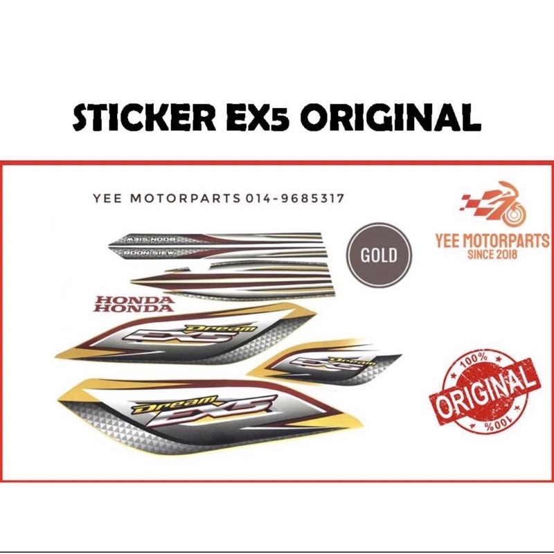 Tem Dream EX5 hàng zin chính hãng Malaysia