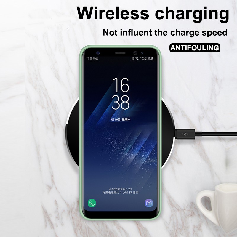 Ốp Lưng Silicone Mềm Nhiều Màu Cho Samsung Galaxy S8 S9 S10 Plus S10E