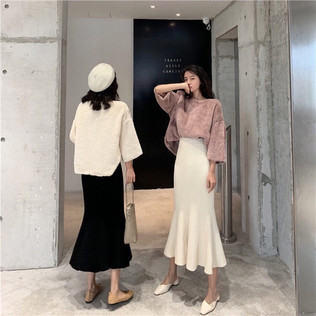 Chân váy len đuôi cá style Hàn Quốc HÀNG CÓ SẴN | BigBuy360 - bigbuy360.vn