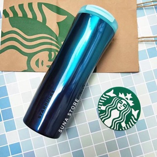 Bình Giữ Nhiệt Starbucks Blue 500ml Summer