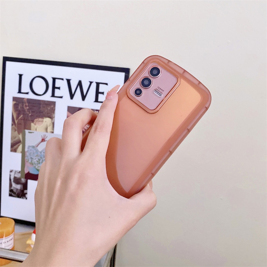 Ốp Điện Thoại silicone Mềm Trong Suốt Chống Sốc Màu Trơn Cho OPPO Reno 8T 2f 4 4F 5 6 7 7Z