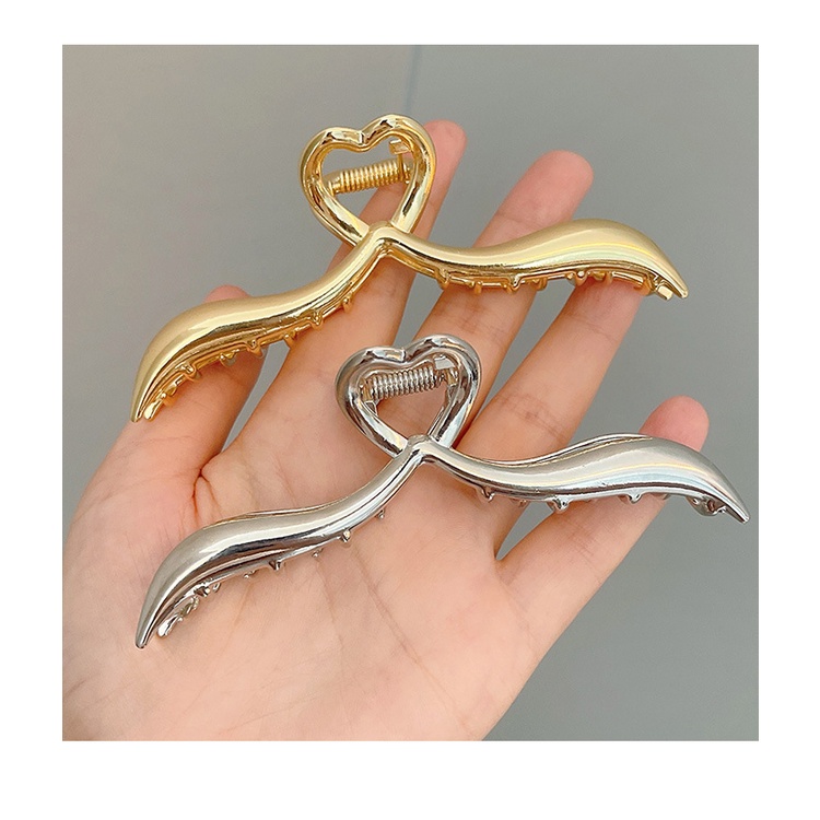 Kẹp Tóc Kim Loại Thiết Kế Đơn Giản Thời Trang Mùa Hè Cho Nữ