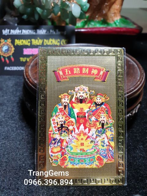 Kim Bài Ngũ Lộ Thần Tài - Khai Vận Mở Cung Tài Lộc - TrangGems | BigBuy360 - bigbuy360.vn
