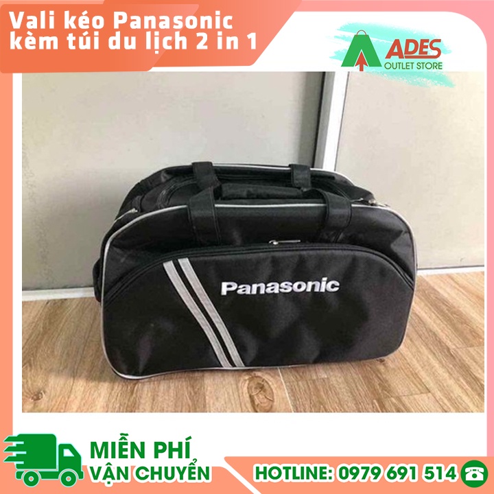 Vali kéo Panasonic kèm túi du lịch 2 in 1 - HÀNG CHÍNH HÃNG - THANH LÝ HƠI HAN RỈ MỚI 100%