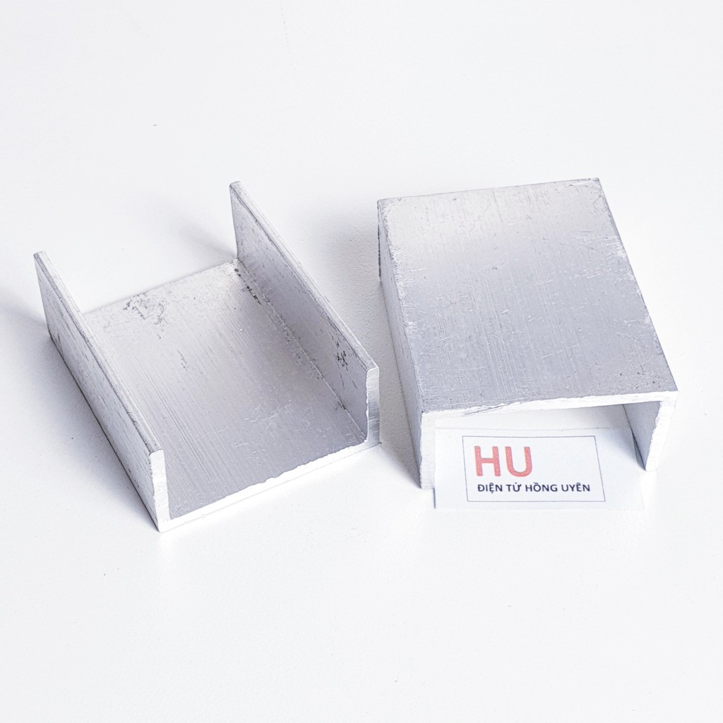 Nhôm Tản Nhiệt linh kiện điện tử. 2 Kích thước 120x50x25mm và 65x50x25mm. Nhôm bắt D718, b688 làm máy cơ