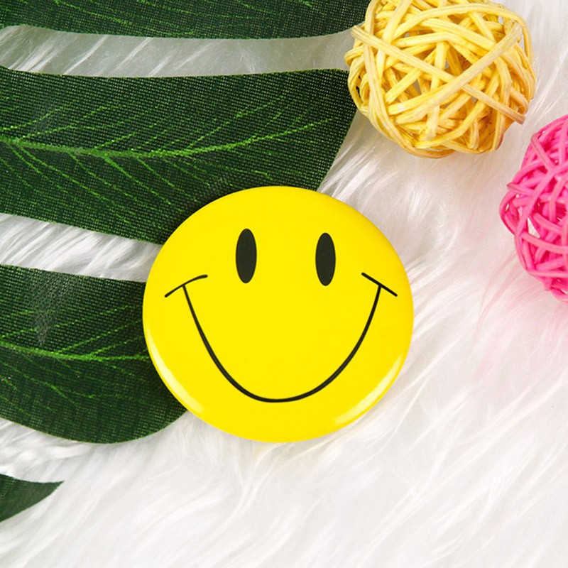 Huy Hiệu Cài Áo Phụ Kiện Icon Mặt Cười Đáng Yêu