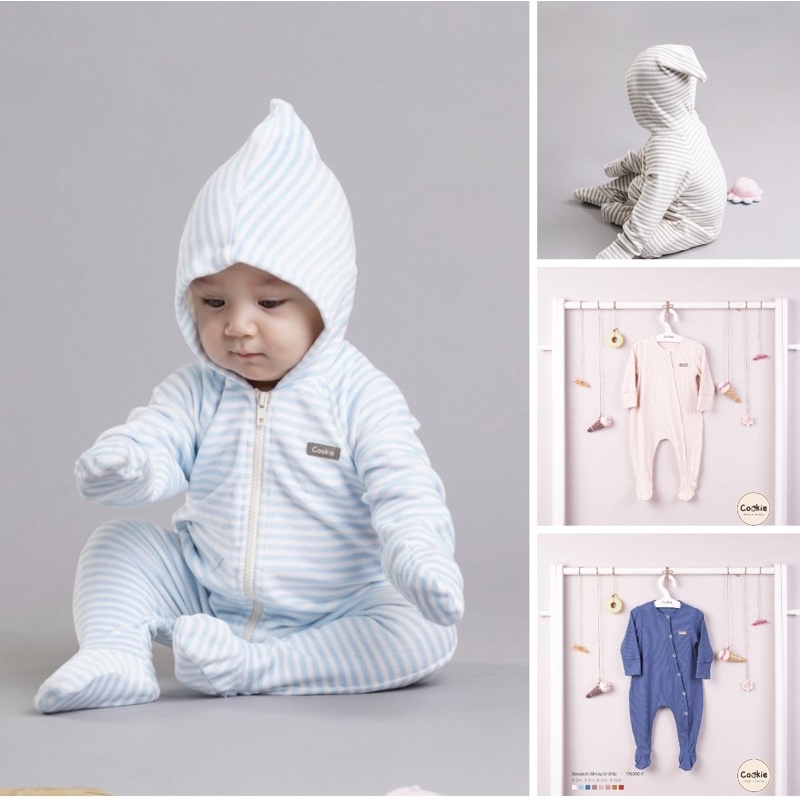 SLEEPSUIT/Body COOKIE DÀI TAY CÀI CHÉO LIỀN TAY LIỀN TẤT