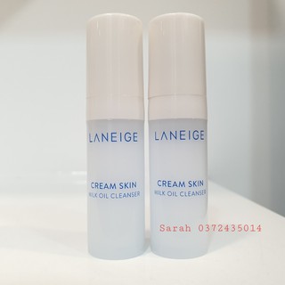 [Mini - Hàng sẵn] Sữa tẩy trang LANEIGE CREAM SKIN MILK OIL CLEANSER 5ML