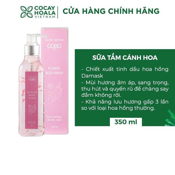 Sữa tắm cánh hoa GOBO