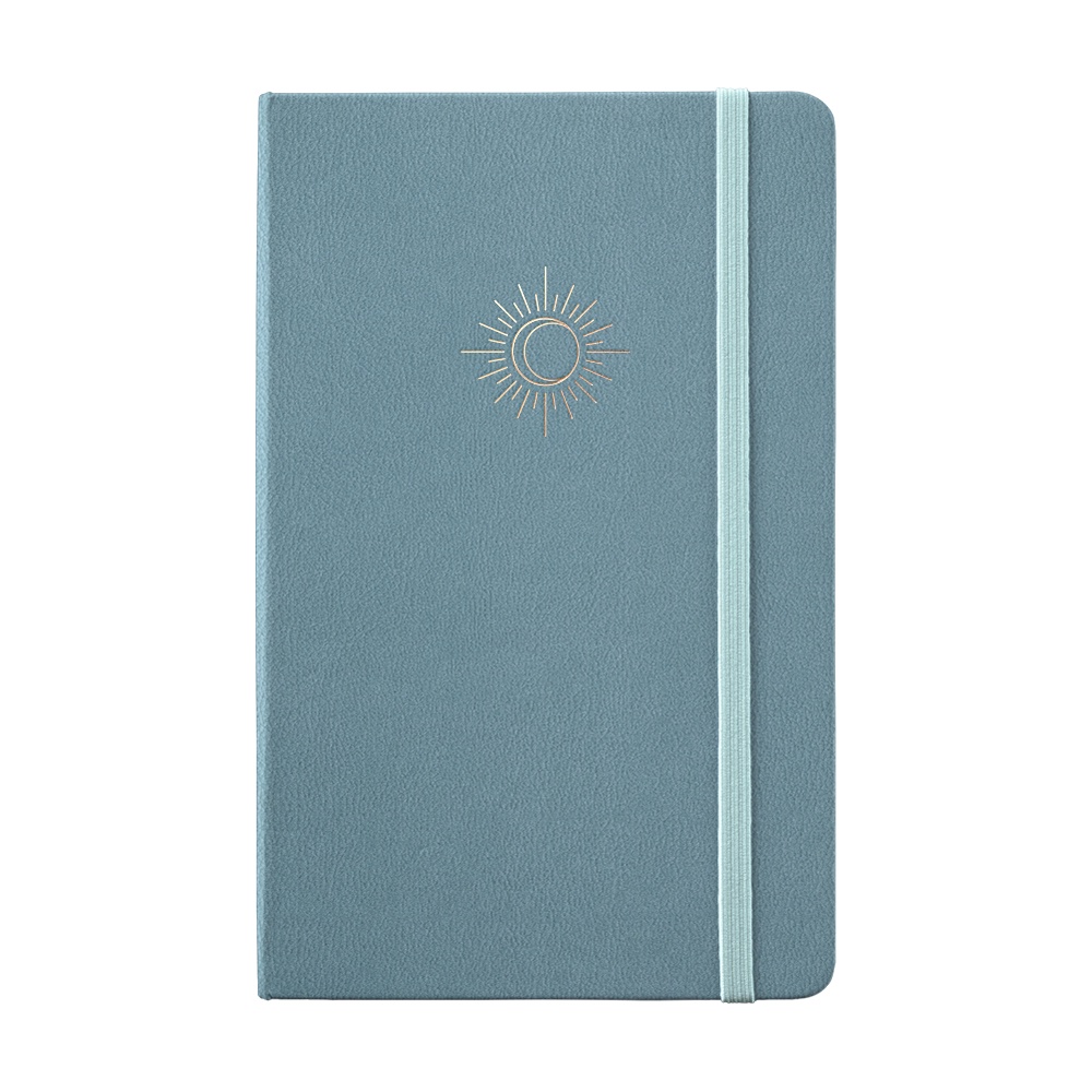 Sổ tay bujo hoạ tiết ép nhũ chìm Asthetic Sunset 196 trang giấy 100GSM