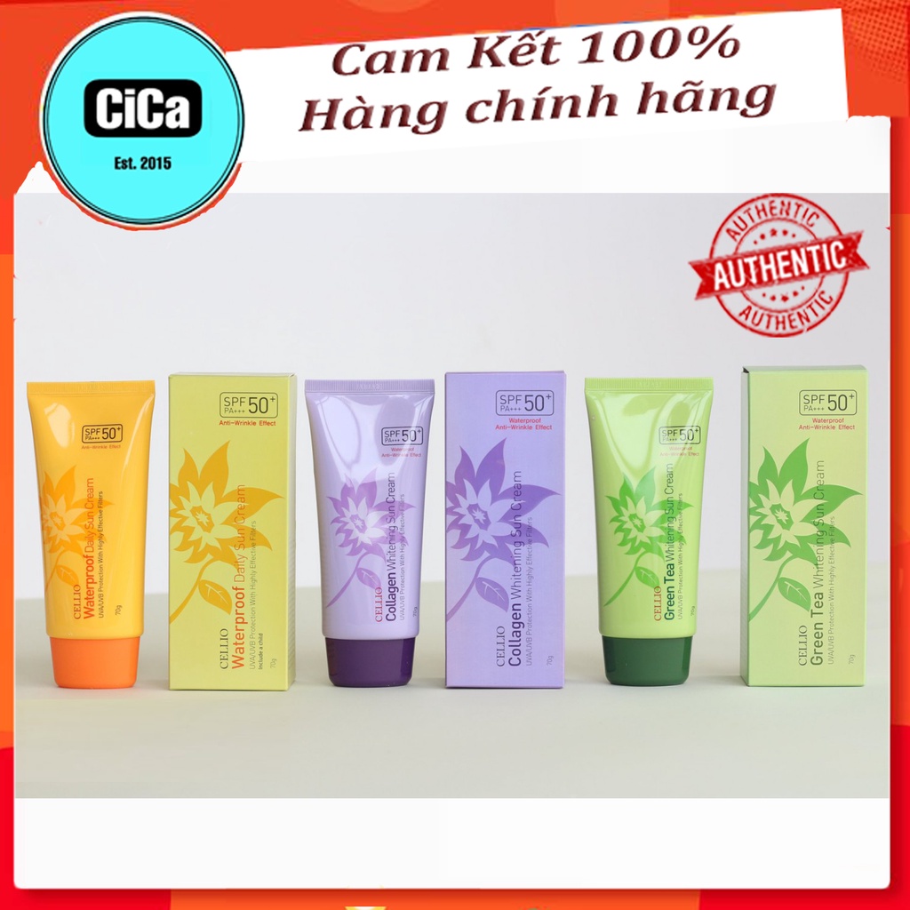 KEM CHỐNG NẮNG CELLIO SPF50PA+++