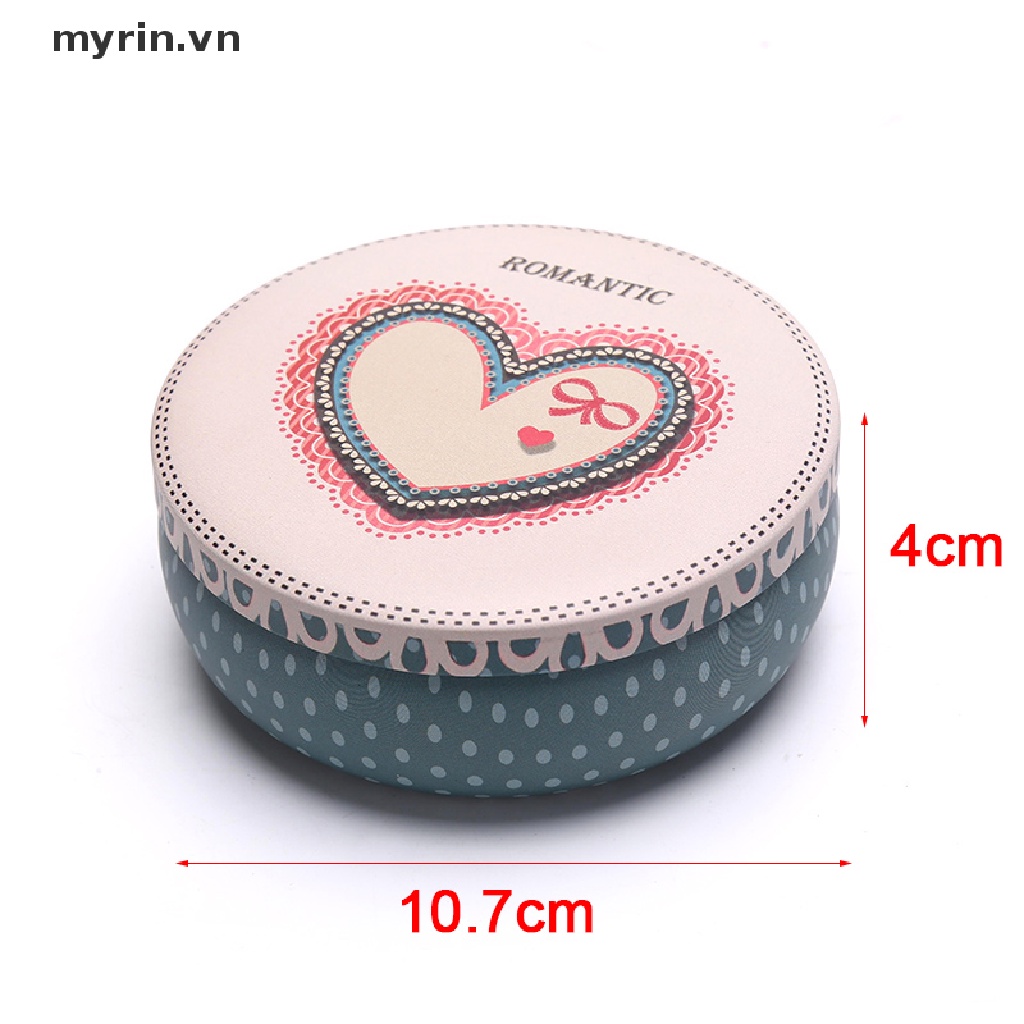 Hộp Thiếc Tròn Đựng Trà / Bánh Nhiều Kiểu Dáng