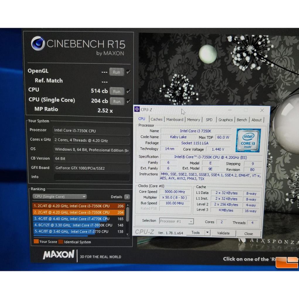 (giá khai trương) CPU Intel Core i3 7350K (4.20Ghz/ 4Mb cache) Kabylake tháo máy